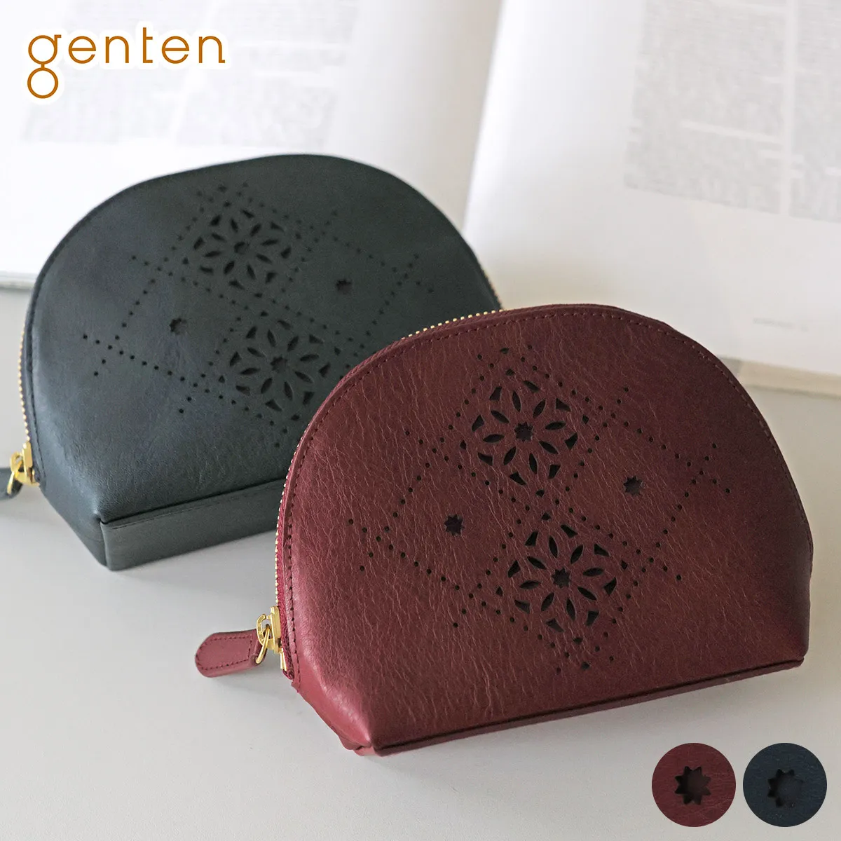 genten �Q���e�� Argyle Cutwork �A�[�K�C���J�b�g���[�N �|�[�` 44815