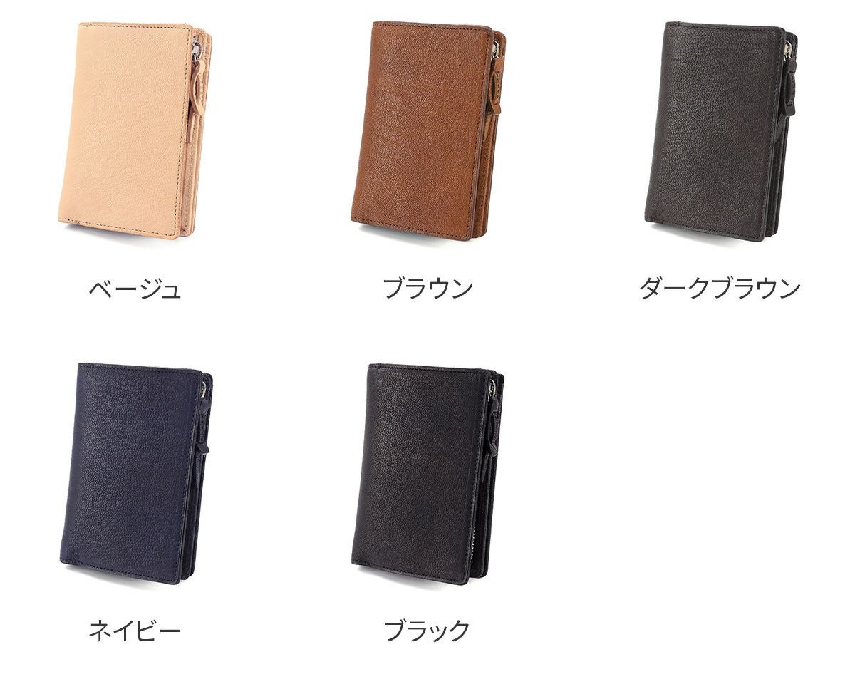 CORBO. コルボ -GOAT- ゴート シリーズ Ｌ字ファスナー式(L型) 小銭入れ付き二つ折り財布 1LJ-1303