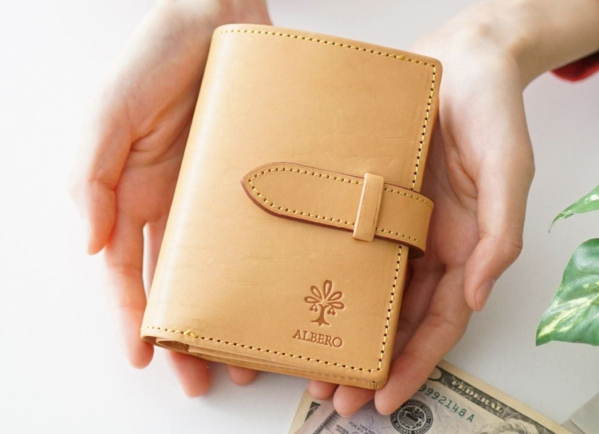 ALBERO アルベロ NATURE ナチュレ 小銭入れ付き二つ折り財布 5340