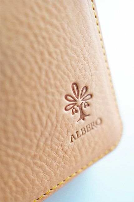 ALBERO アルベロ NATURE ナチュレ 小銭入れ付き二つ折り財布（ラウンドファスナー式） 5369