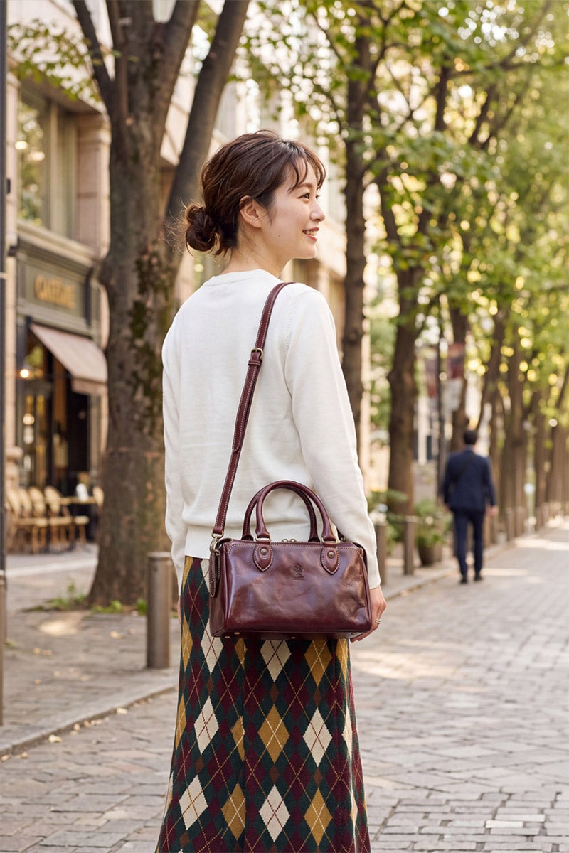 ALBERO アルベロ OLD MADRAS オールドマドラス 2WAY ショルダーバッグ 737