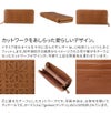 genten ゲンテン cut work カットワーク 小銭入れ付き長財布（ラウンドファスナー式） 40612