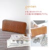 genten ゲンテン cut work カットワーク 小銭入れ付き長財布（ラウンドファスナー式） 40612