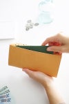 genten ゲンテン cut work カットワーク 小銭入れ付き長財布 40615