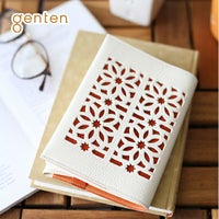 genten ゲンテン cut work カットワーク ブックカバー(文庫本サイズ) 41919