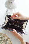 genten ゲンテン cut work カットワーク がま口長財布 42192