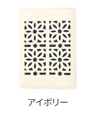 genten ゲンテン cut work カットワーク ブックカバー(文庫本サイズ) 42194