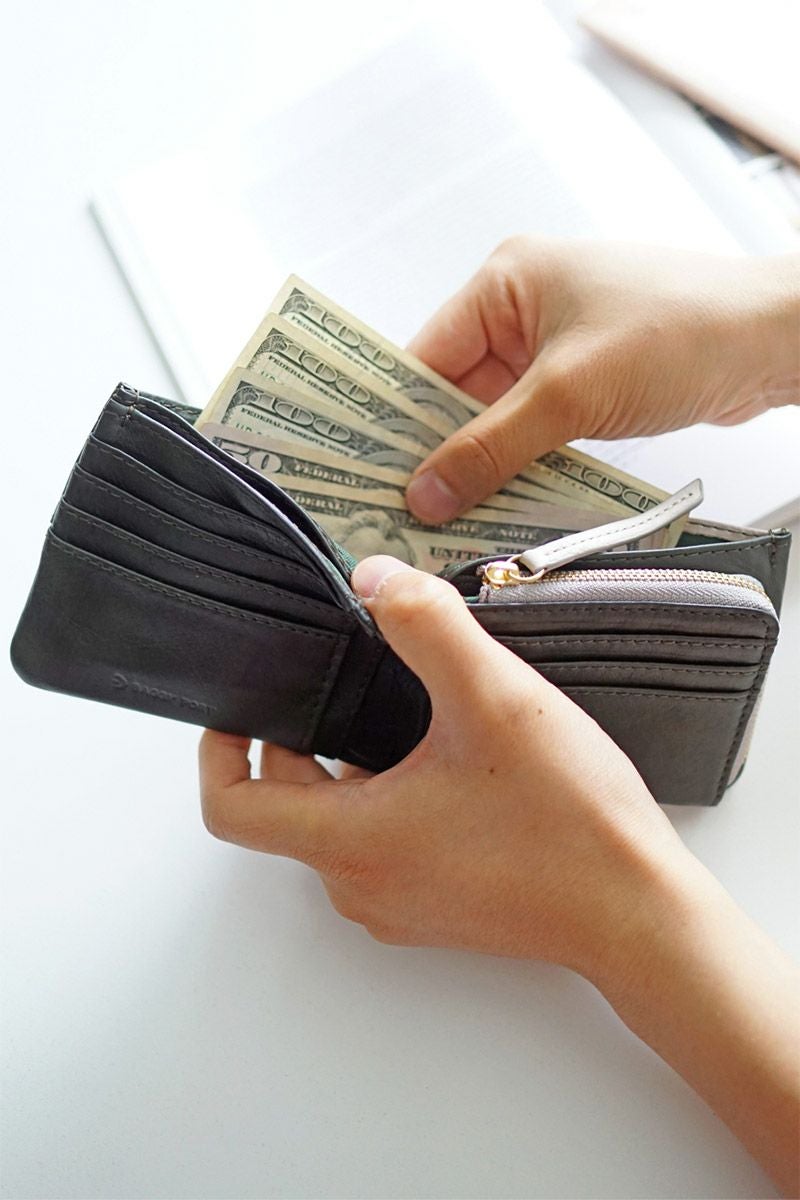 BAGGY PORT バギーポート フルクロームツートン 小銭入れ付き二つ折り財布 HRD-408