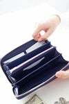 PELLE MORBIDA ペッレモルビダ Barca バルカ エンボスレザー ラウンドファスナー 小銭入れ付き 長財布 (大) PMO-BA302