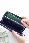 PELLE MORBIDA ペッレモルビダ Barca バルカ エンボスレザー ラウンドファスナー 小銭入れ付き 長財布 (中) PMO-BA311