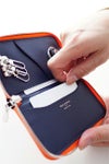 PELLE MORBIDA ペッレモルビダ Barca バルカ エンボスレザー カードキーケース PMO-BAAC003