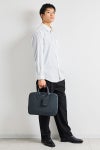 PELLE MORBIDA ペッレモルビダ Capitano キャピターノ エンボスレザー A4ブリーフケース 1室タイプ PMO-CA010