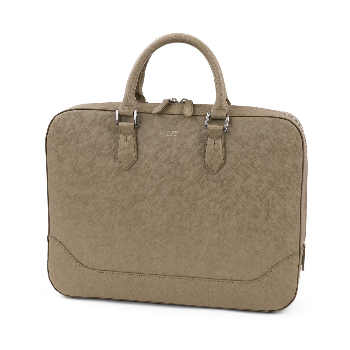 PELLE MORBIDA ペッレモルビダ Capitano キャピターノ エンボスレザー A4ブリーフケース 1室タイプ PMO-CA010