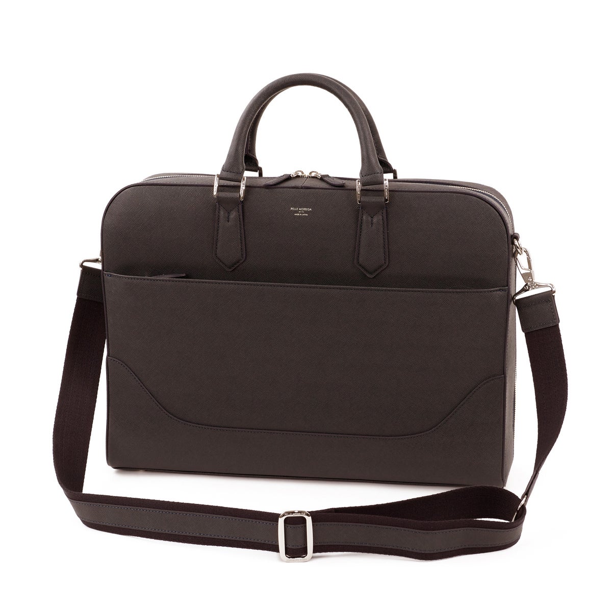 PELLE MORBIDA ペッレモルビダ Capitano キャピターノ B4ブリーフケース 1室タイプ（ショルダーベルト付属） PMO-CA013A
