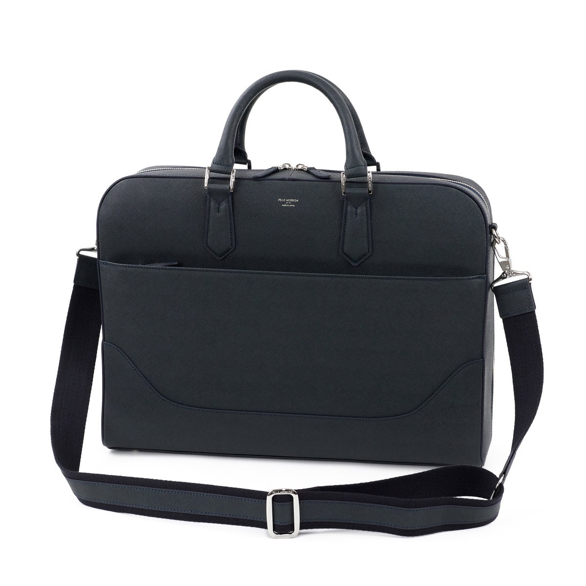 PELLE MORBIDA ペッレモルビダ Capitano キャピターノ B4ブリーフケース 1室タイプ（ショルダーベルト付属） PMO-CA013A