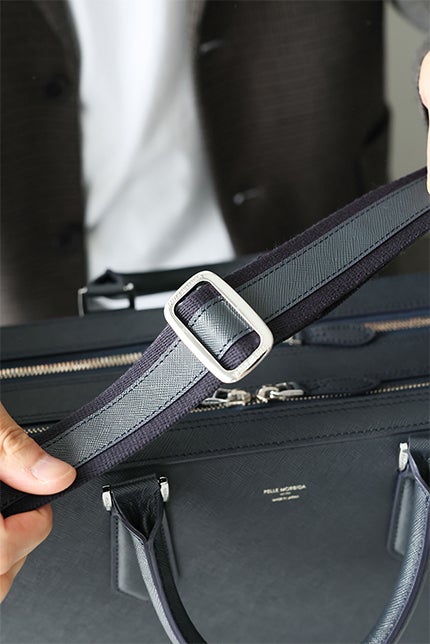 PELLE MORBIDA ペッレモルビダ Capitano キャピターノ B4ブリーフケース 2室タイプ（ショルダーベルト付属） PMO-CA014