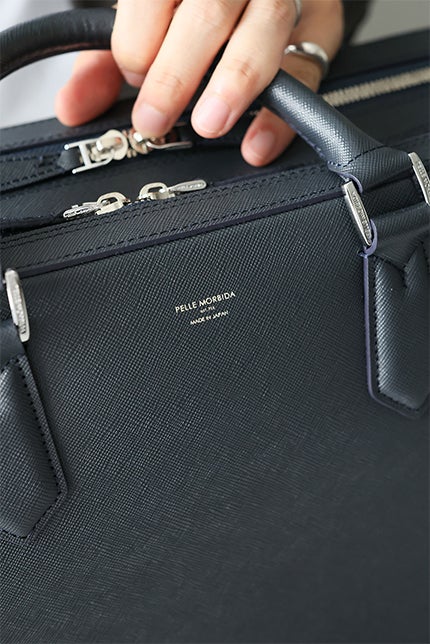 PELLE MORBIDA ペッレモルビダ Capitano キャピターノ B4ブリーフケース 2室タイプ（ショルダーベルト付属） PMO-CA014