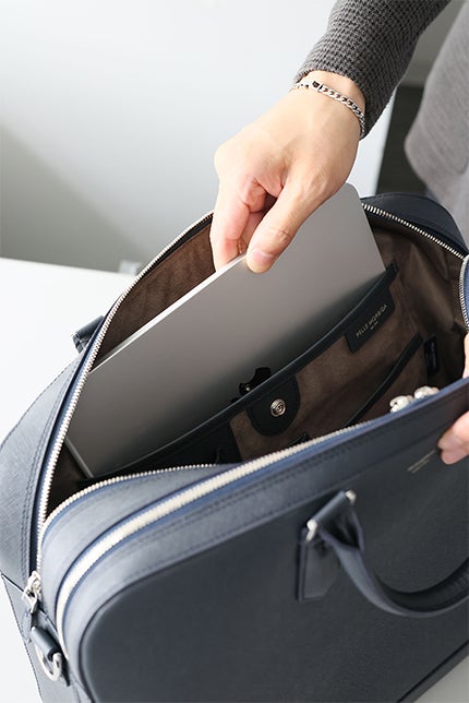 PELLE MORBIDA ペッレモルビダ Capitano キャピターノ B4ブリーフケース 2室タイプ（ショルダーベルト付属） PMO-CA014