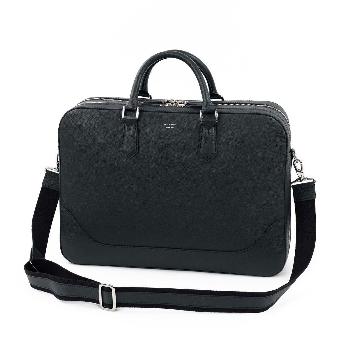 PELLE MORBIDA ペッレモルビダ Capitano キャピターノ B4ブリーフケース 2室タイプ（ショルダーベルト付属） PMO-CA014