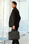 PELLE MORBIDA ペッレモルビダ Capitano キャピターノ B4ブリーフケース 2室タイプ（ショルダーベルト付属） PMO-CA202