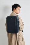 PELLE MORBIDA ペッレモルビダ Capitano キャピターノ エンボスレザー リュック型ブリーフバッグ PMO-CA207