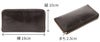 PELLE MORBIDA ペッレモルビダ Barca バルカ リザードレザー ラウンドファスナー 小銭入れ付き 長財布 (中) PMO-LI002