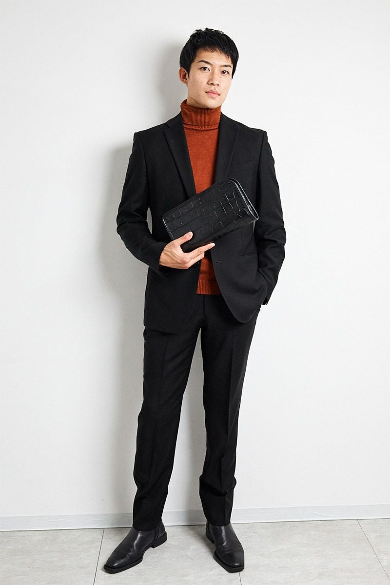 PELLE MORBIDA ペッレモルビダ Maiden Voyage メイデン ボヤージュ シュリンクレザー クラッチバッグ PMO-MB035ELE