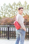 PELLE MORBIDA ペッレモルビダ Maiden Voyage メイデン ボヤージュ シュリンクレザー 縦型ショルダーバッグ PMO-MB051
