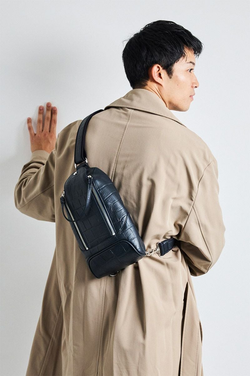 PELLE MORBIDA ペッレモルビダ Maiden Voyage メイデン ボヤージュ シュリンクレザー 縦型ショルダーバッグ PMO-MB051ELE