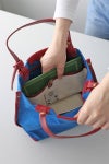 SEAGULL SHIP シーガルシップ 防水ドゥーマン 防水バイオクロス×栃木レザー パイピングトートバッグ(小) SMIC-036