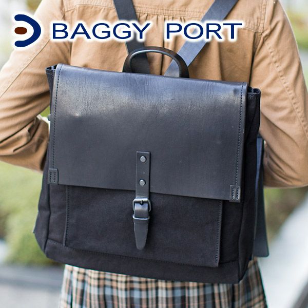 BAGGY PORT バギーポート ウォッシュ加工6号帆布×オイルレザー