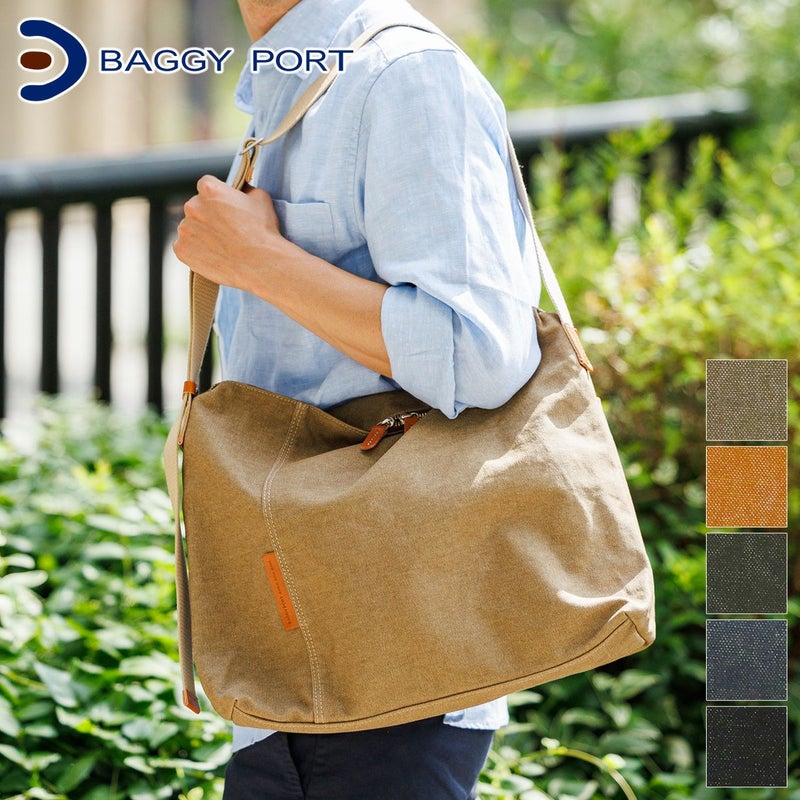 BAGGY PORT バギーポート ８号帆布カラーコーティング FACE フェイス ショルダーバッグ(大) YNM-1304