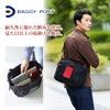 BAGGY PORT バギーポート 10号高密度帆布 BLACK ブラック メッセンジャーバッグ YNM-416