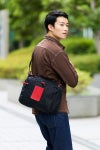 BAGGY PORT バギーポート 10号高密度帆布 BLACK ブラック メッセンジャーバッグ YNM-416