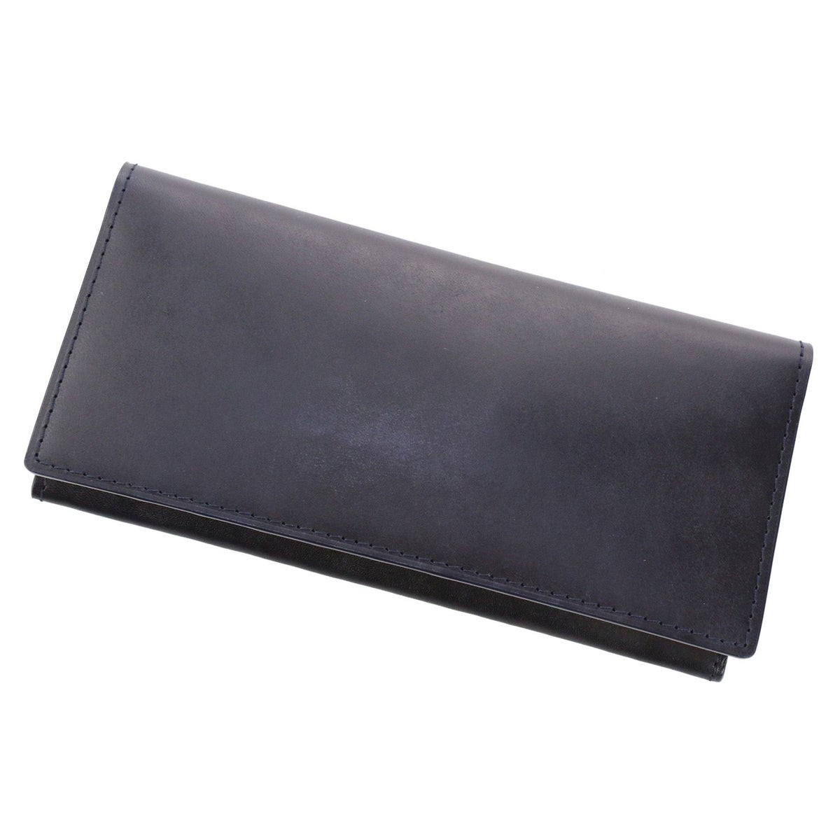 BAGGY PORT バギーポート 藍染レザー シリーズ KOI INDIGO DYE SMOOTH コーアイ インディゴ 小銭入れ付き二つ折り長財布　ZYS-090