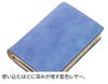 BAGGY PORTバギーポート 藍染めレザー シリーズ KOI INDIGO DYE SMOOTH コーアイ インディゴ 小銭入れ付き二つ折り財布　ZYS-096