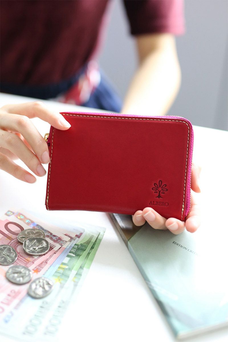 ALBERO アルベロ PIERROT ピエロ 小銭入れ付き財布（L字ファスナー式） 6432