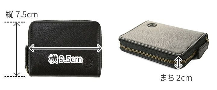 Dakota BLACK LABEL ダコタ ブラックレーベル エティカ コインケース（ラウンドファスナー式） 0620315