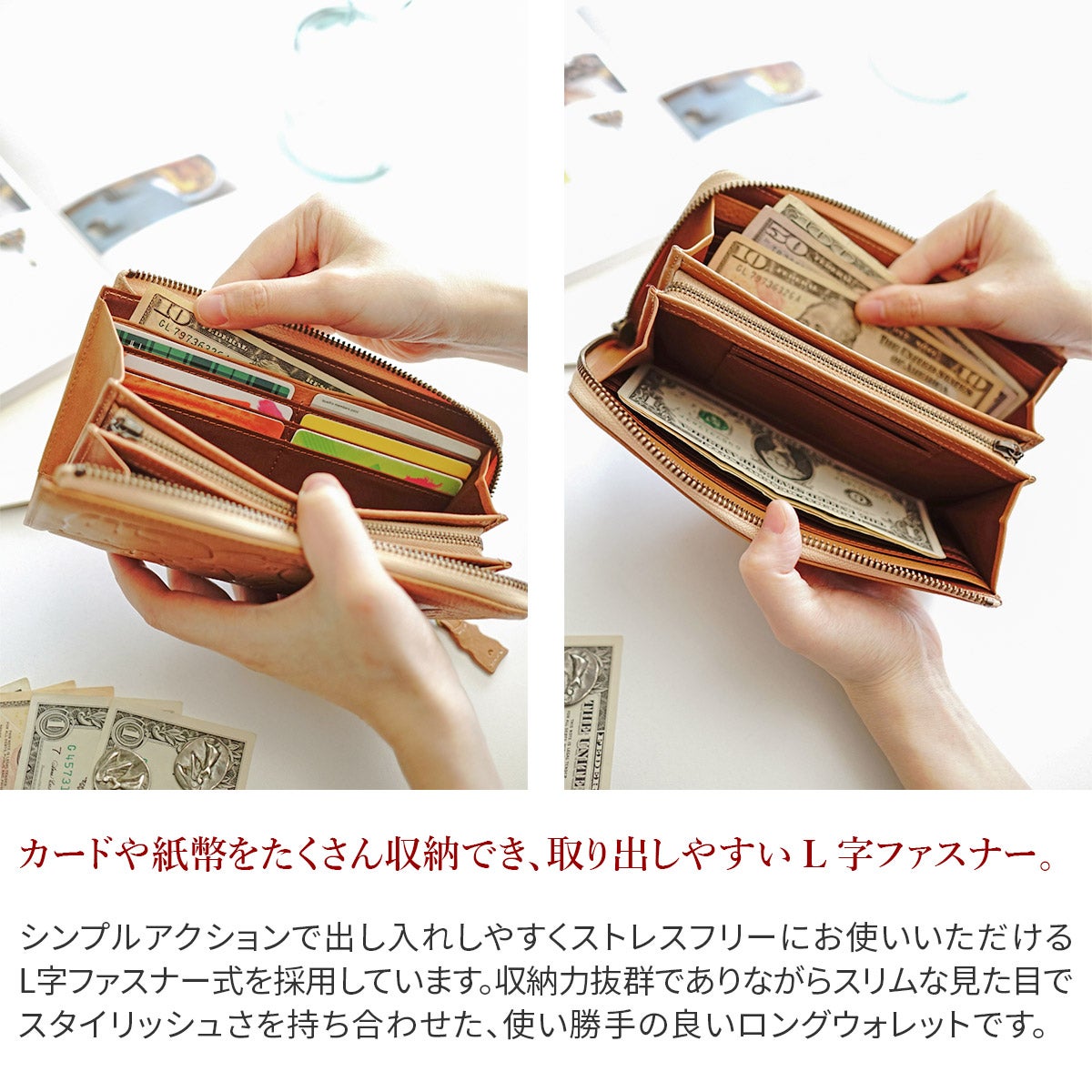Dakota ダコタ アニマーレ 小銭入れ付き長財布（L字ファスナー式） 0030193