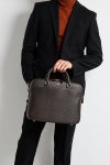 PELLE MORBIDA ペッレモルビダ Capitano キャピターノ エンボスレザー A4ブリーフケース 1室タイプ（ショルダーベルト付属） PMO-CA208