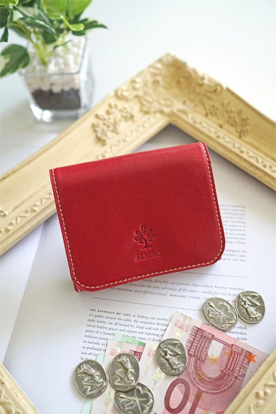 ALBERO アルベロ PIERROT ピエロ 小銭入れ付き二つ折り財布 6435