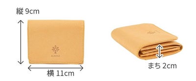 ALBERO アルベロ NATURE（ナチュレ） 小銭入れ付き二つ折り財布 5381