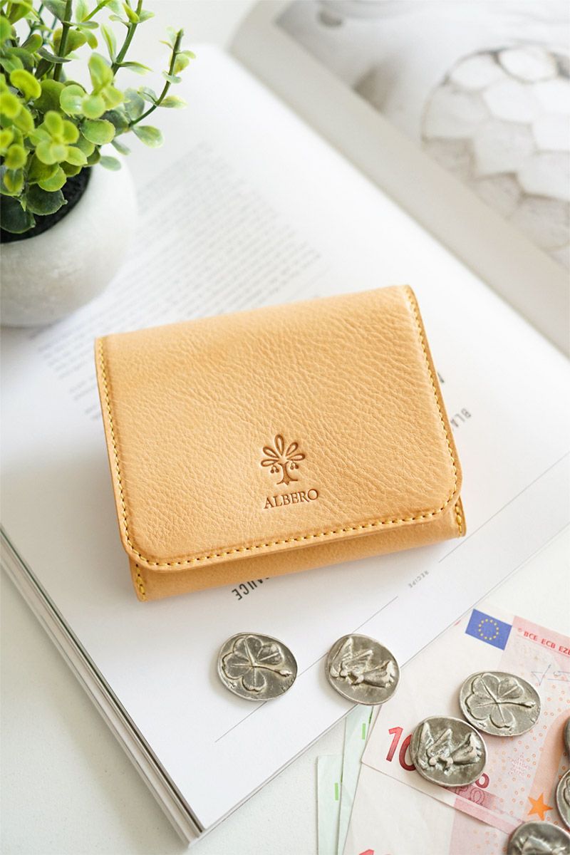 ALBERO アルベロ NATURE（ナチュレ） 小銭入れ付き二つ折り財布 5381