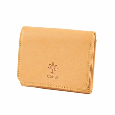 ALBERO アルベロ NATURE（ナチュレ） 小銭入れ付き二つ折り財布 5381
