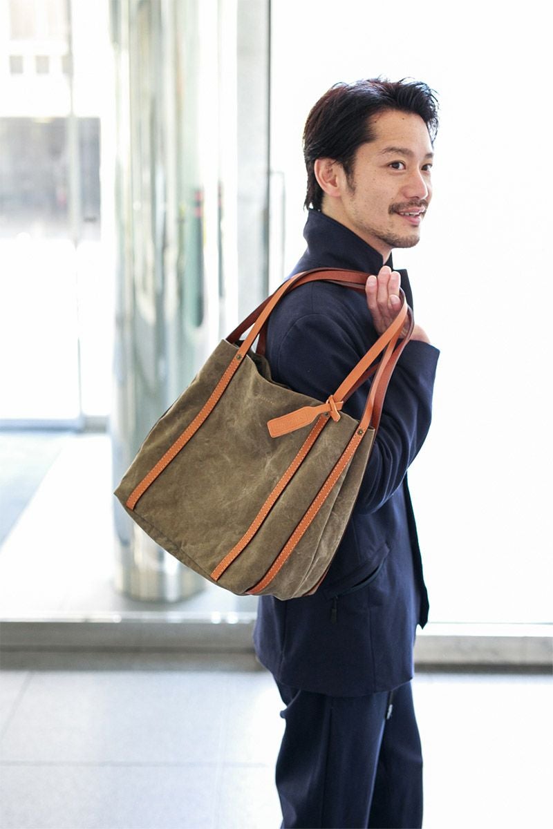 BEAU DESSIN S.A. ボーデッサン タンニン・ワッシャー トートバッグ
