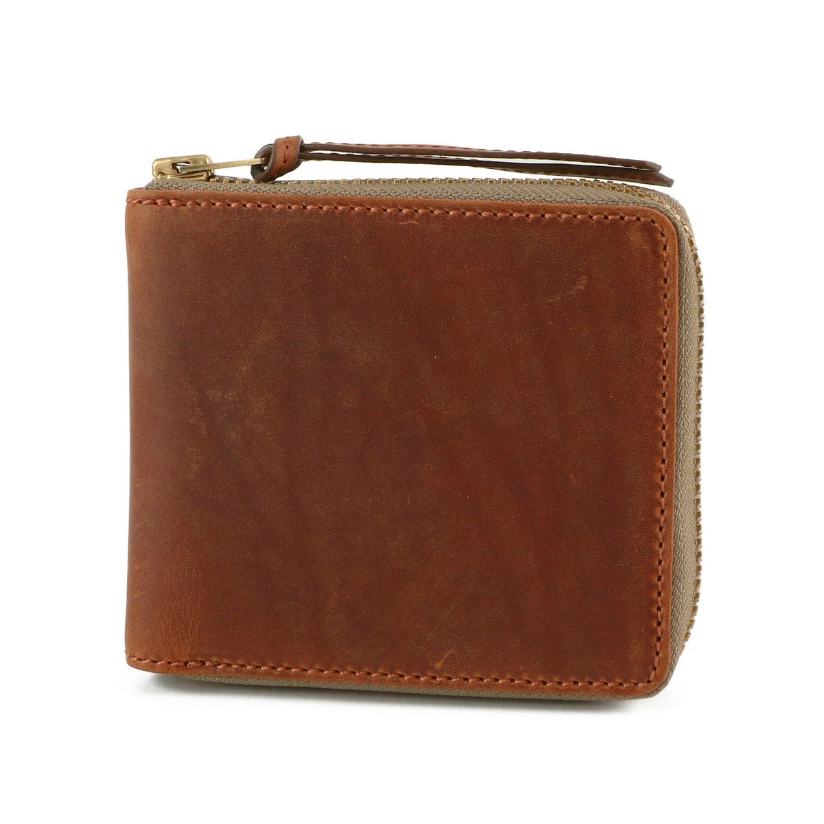 BAGGY'S ANNEX バギーズアネックス OILED CLASSIC 小銭入れ付き二つ折り財布（ラウンドファスナー式） LZKM-3002