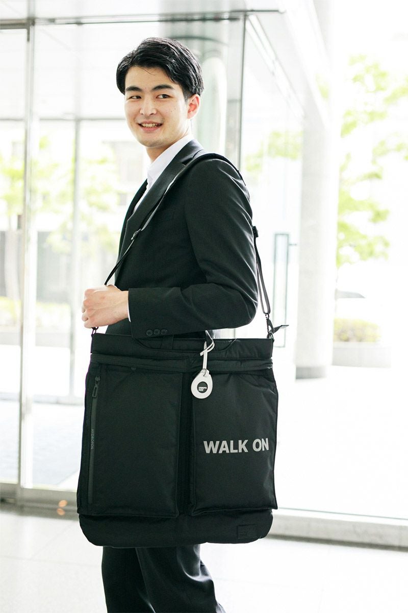 PELLE MORBIDA ペッレモルビダ WALK ON ウォークオン 干場義雅 別注モデル ヘルメットバッグ PMO-HHYD015