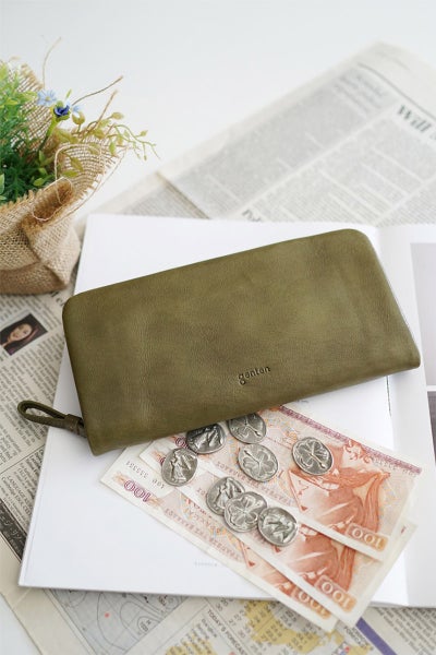 genten ゲンテン GOAT BASIC（ゴートベーシック） 小銭入れ付き長財布（ラウンドファスナー式） 44360（44350）（43260）