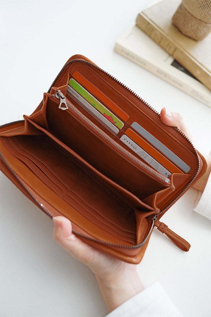 genten ゲンテン GOAT BASIC（ゴートベーシック） 小銭入れ付き長財布（ラウンドファスナー式） 44360（44350）（43260）