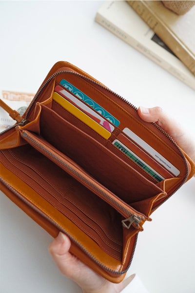 genten ゲンテン GOAT BASIC（ゴートベーシック） 小銭入れ付き長財布（ラウンドファスナー式） 44360（44350）（43260）